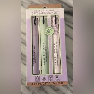 New in box Smoke & Mirrors Mascara Trio Set Coconut Conditioning Black